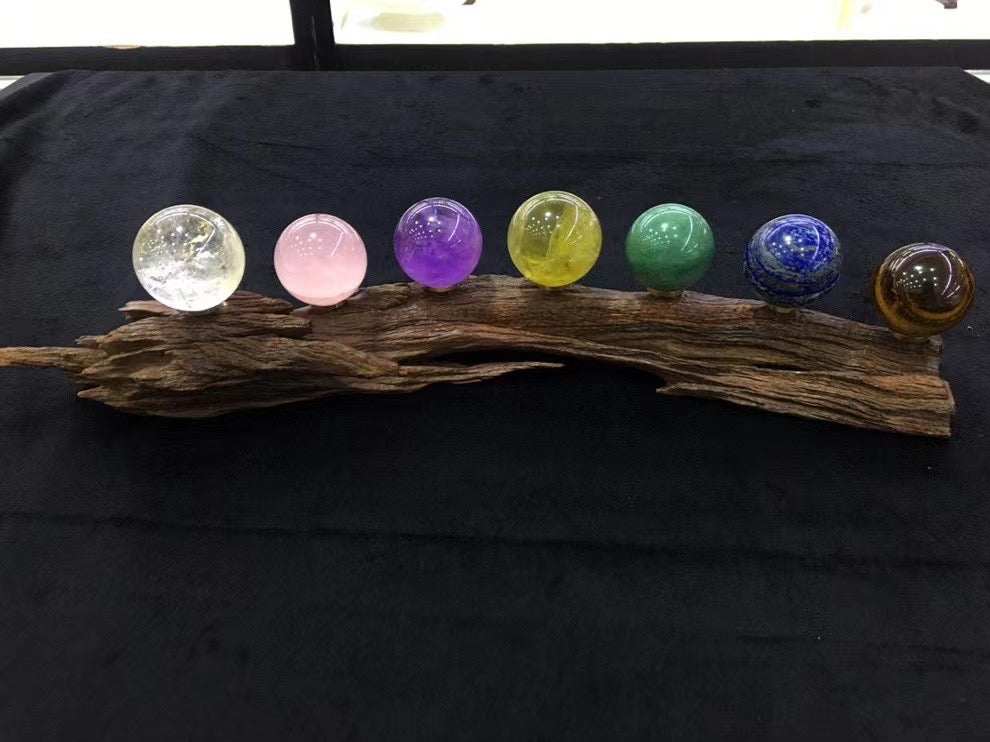 Five Elements Array Seven Crystal Spheres 1092003