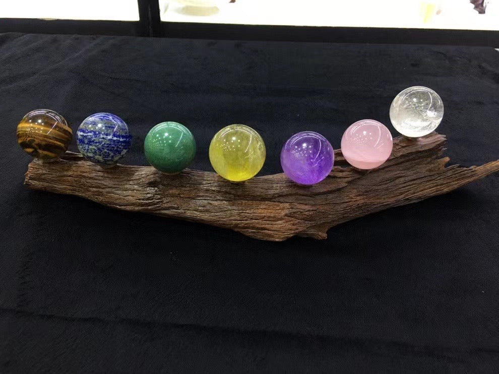 Five Elements Array Seven Crystal Spheres 1092003