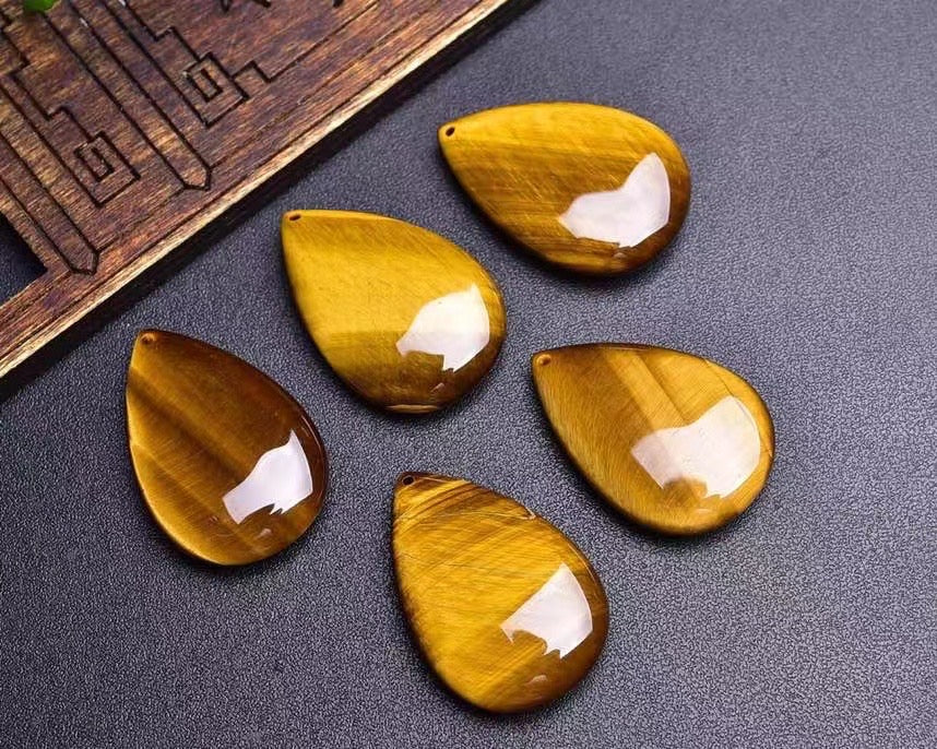 Tiger's Eye Water-drop Pendant