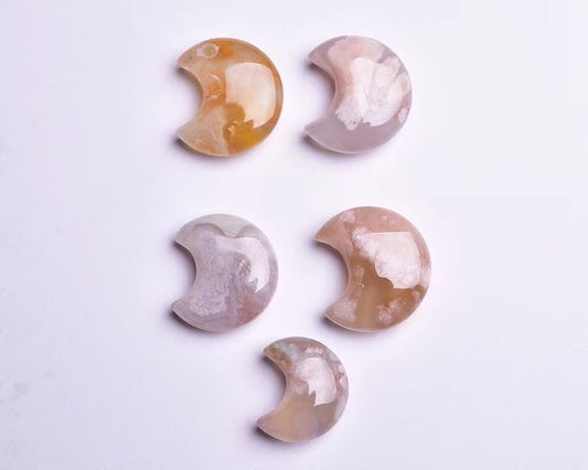 Sakula Agate Moon Pendants