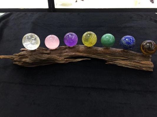 Five Elements Array Seven Crystal Spheres 1092003