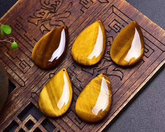 Tiger's Eye Water-drop Pendant